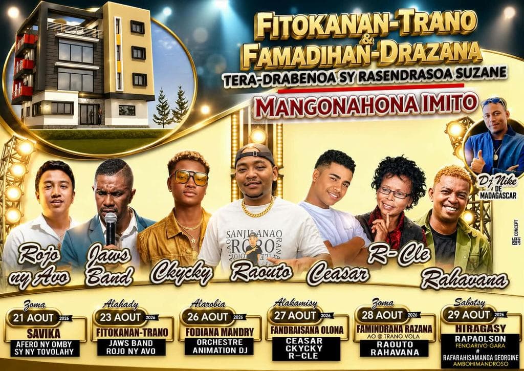 Fitokanan-trano sy Famadihana T-DRABENOA sy RASENDRASOA SUZANE